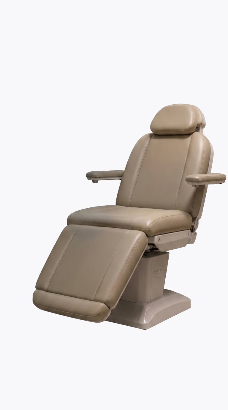 Treatment chair in the clinic